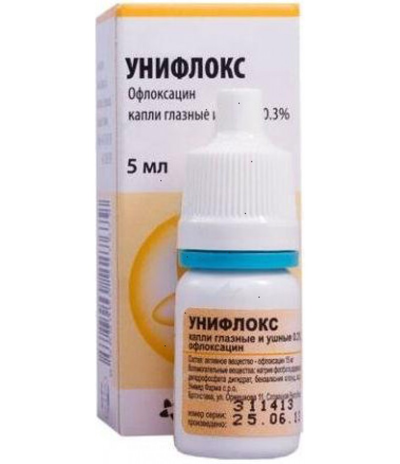Uniflox eye/ear drops 0.3% 5ml Uniflox eye/ear drops 0.3% 5ml
