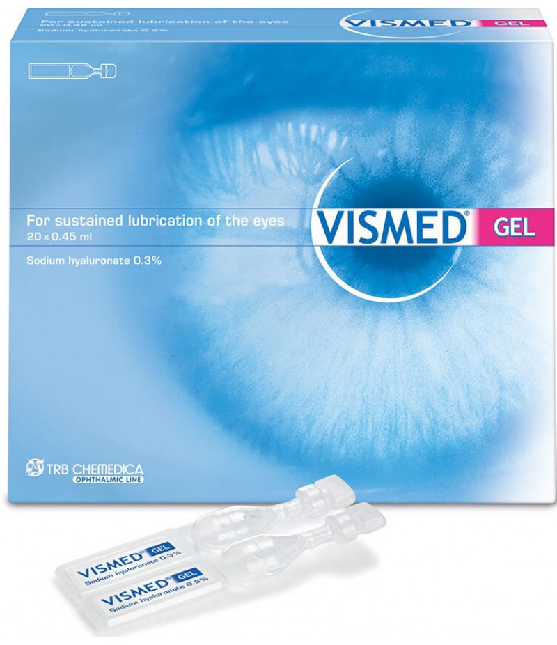 Vismed gel hydrogel ophtalmic 0.3% 0.45ml #20 Vismed gel hydrogel ophtalmic 0.3% 0.45ml #20