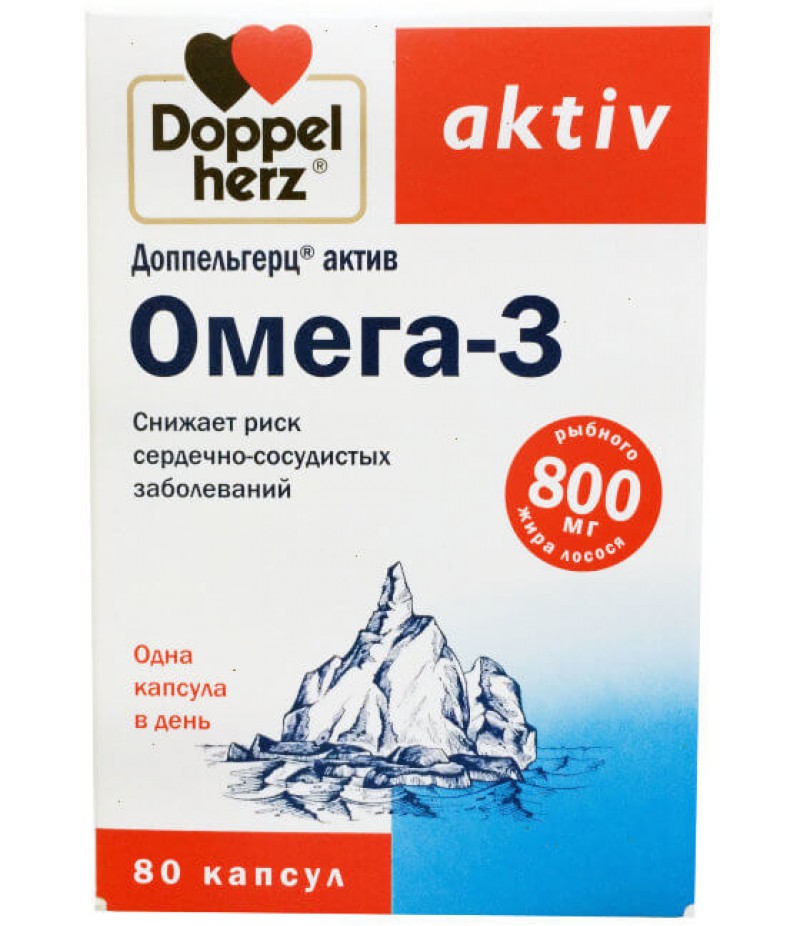 Doppelherz Aktiv Omega-3 caps #80 Doppelherz Aktiv Omega-3 caps #80