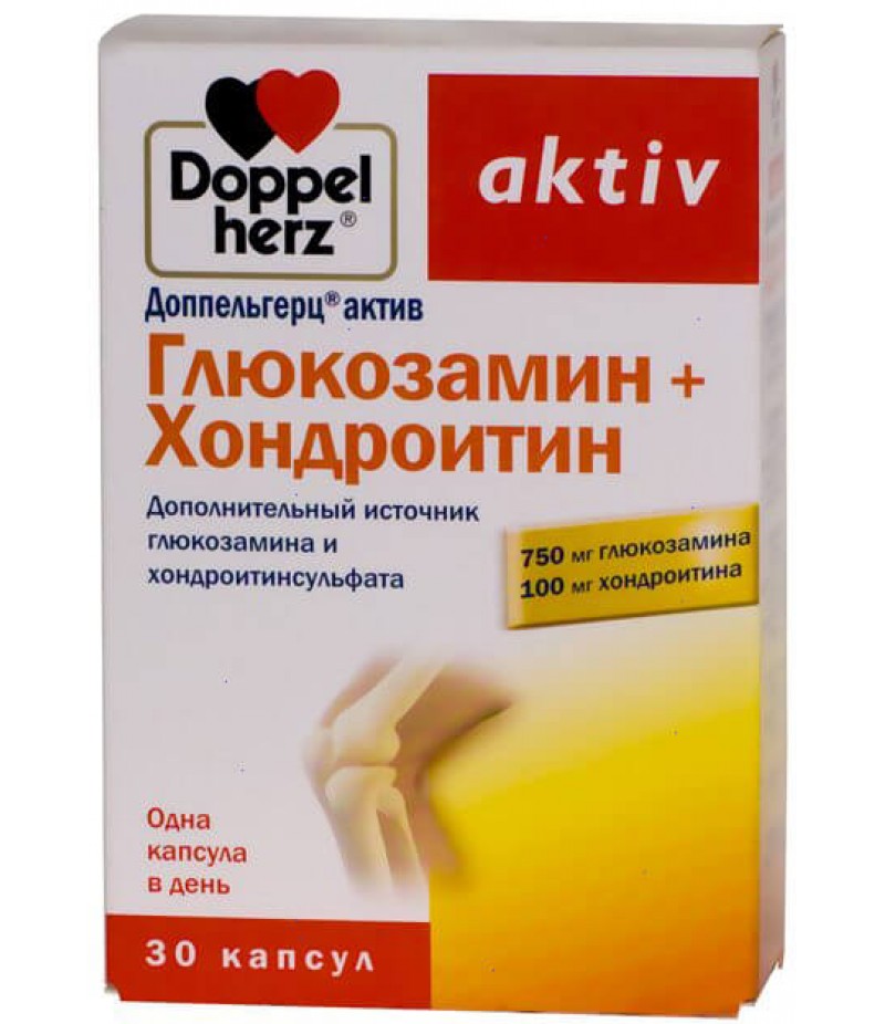 Doppelherz Aktiv Glucosamine + Chondroitin caps #30 Doppelherz Aktiv Glucosamine + Chondroitin caps #30