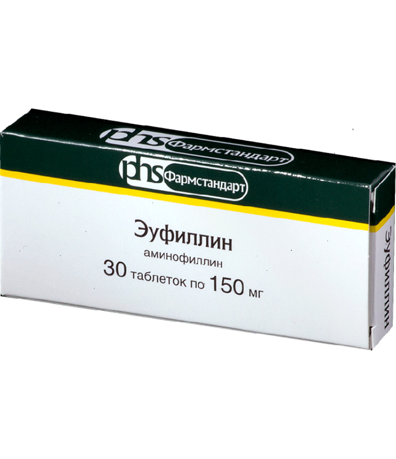 Euphyllin tabs 150mg #30 Euphyllin tabs 150mg #30