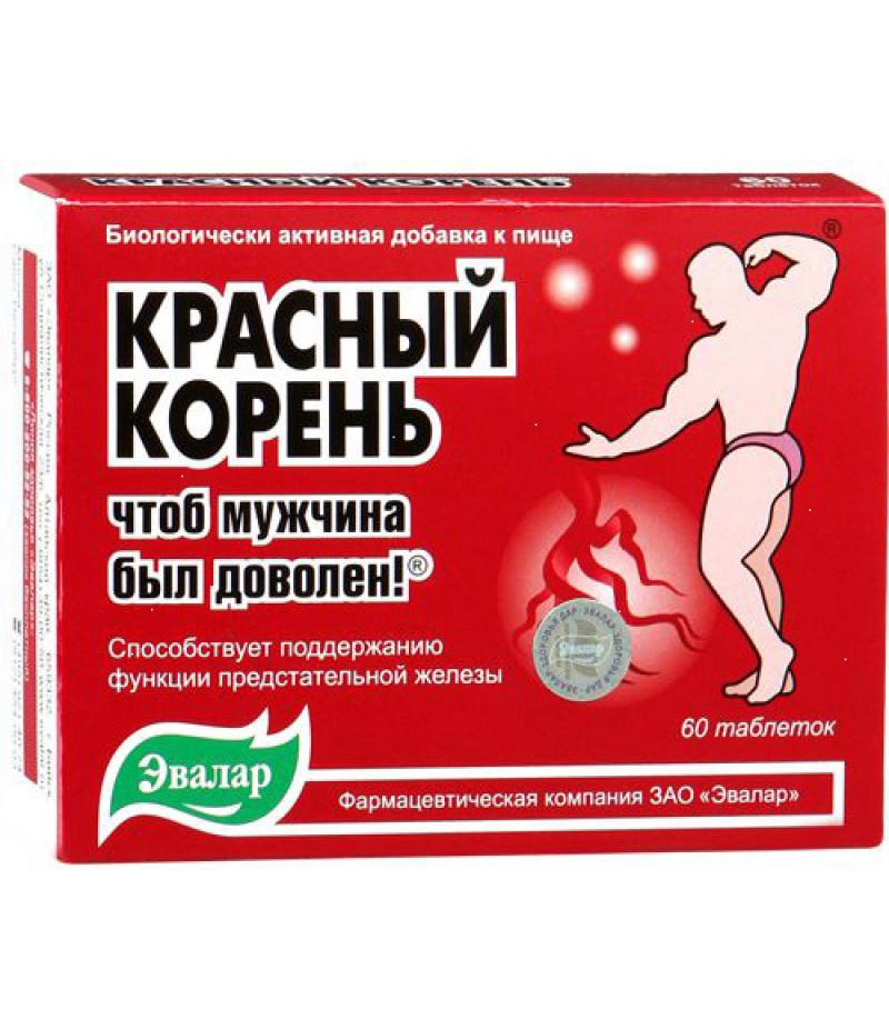 Red root (Radices hedysarae theinae) evalar tabs #60 Red root (Radices hedysarae theinae) evalar tabs #60