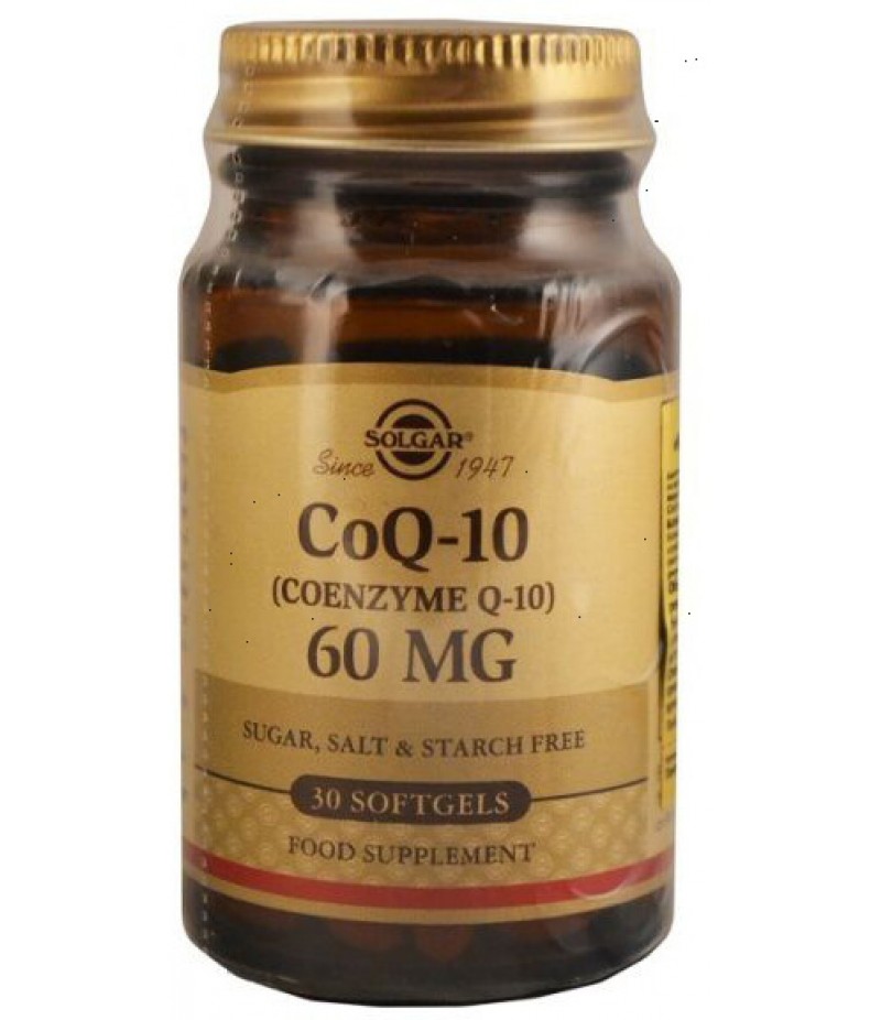 Solgar Coenzyme Q-10 caps 60mg #30 Solgar Coenzyme Q-10 caps 60mg #30