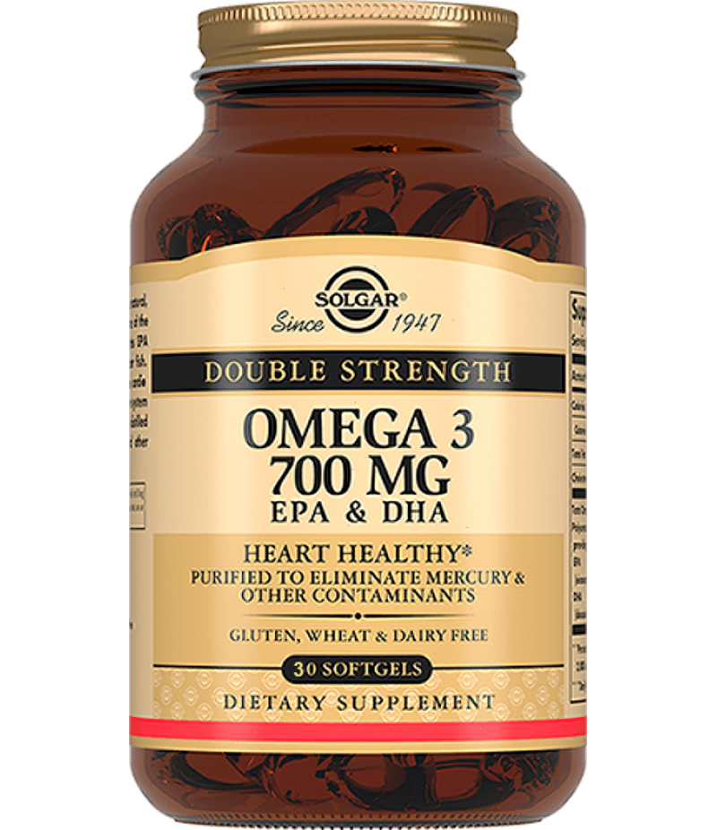 Solgar Double omega-3 700mg EPA & DHA caps #30 Solgar Double omega-3 700mg EPA & DHA caps #30