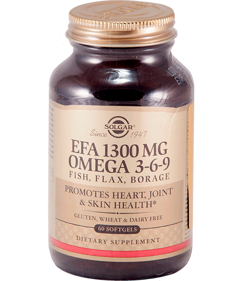 Solgar EFA Omega 3-6-9 caps 1300mg #60 Solgar EFA Omega 3-6-9 caps 1300mg #60