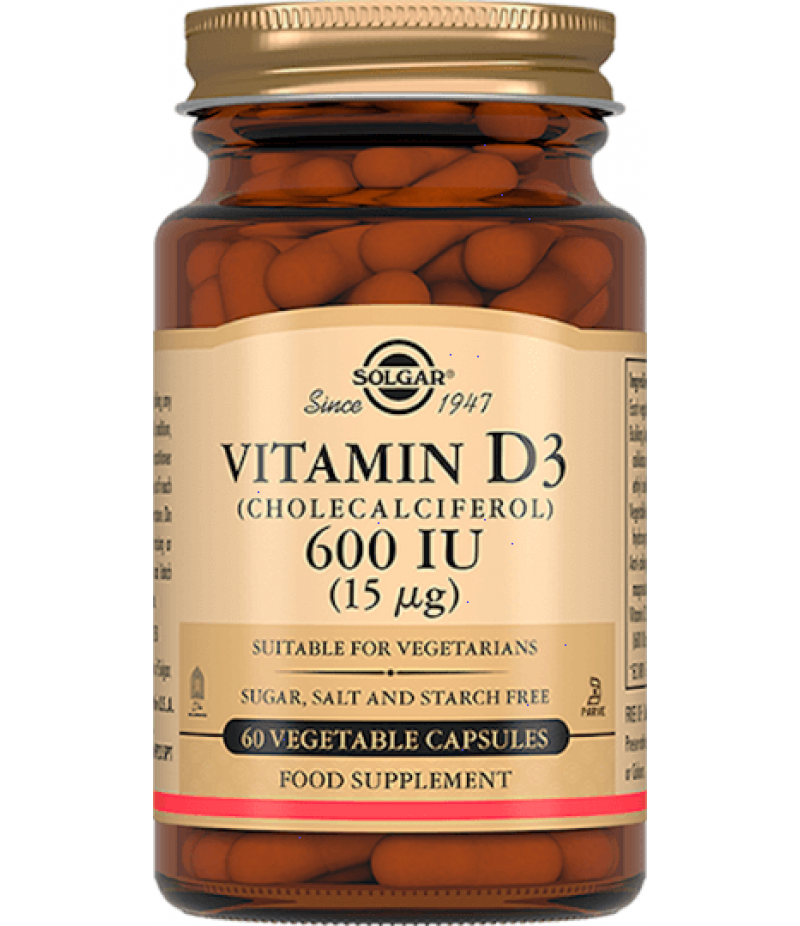 Solgar Vitamin D3 caps 600me #120 Solgar Vitamin D3 caps 600me #120