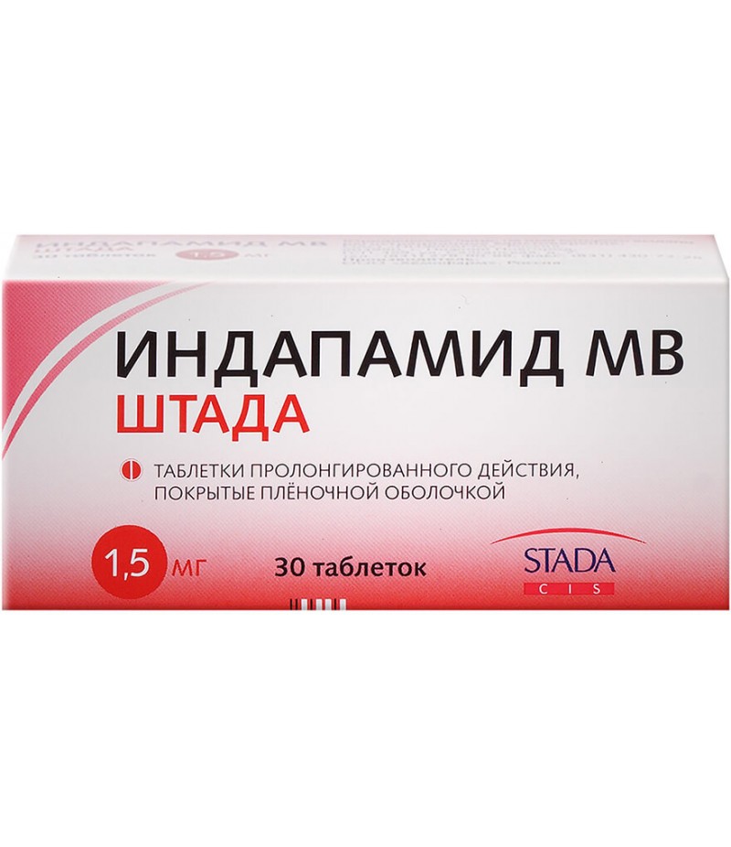 Indapamide MB tabs 1.5mg #30 Indapamide MB tabs 1.5mg #30