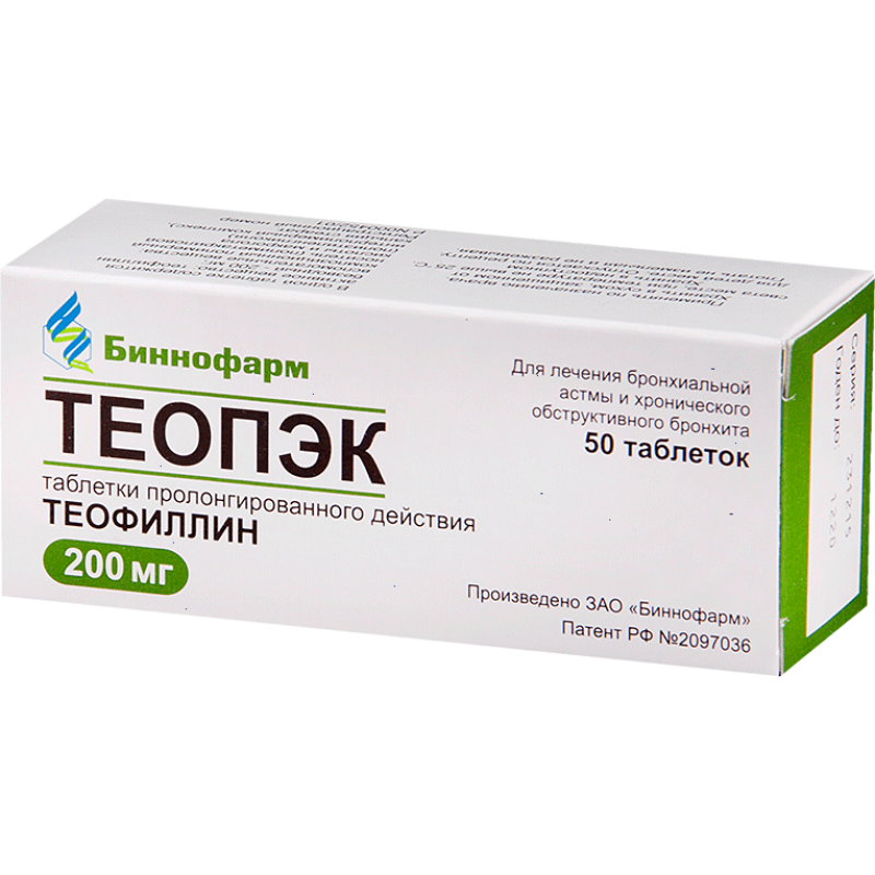 Theopec tabs 200mg #50