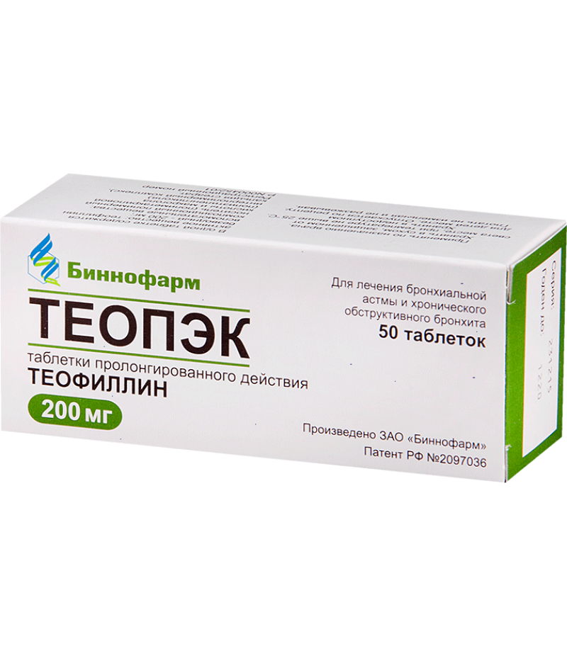 Theopec tabs 200mg #50 Theopec tabs 200mg #50