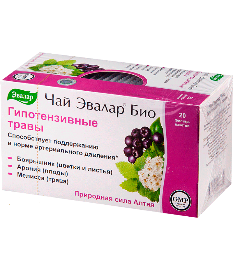 Tea Evalar BIO hypotensive herbs 1.5gr #20 Tea Evalar BIO hypotensive herbs 1.5gr #20