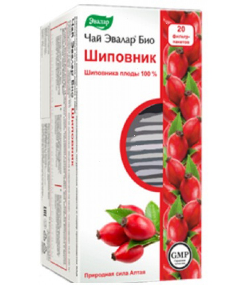 Evalar bio tea Rosae (dogrose) 2gr #20 Evalar bio tea Rosae (dogrose) 2gr #20