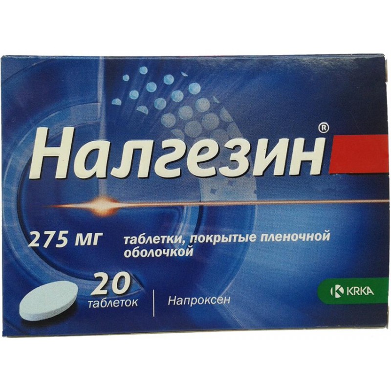 Nalgesin tabs 275mg #20
